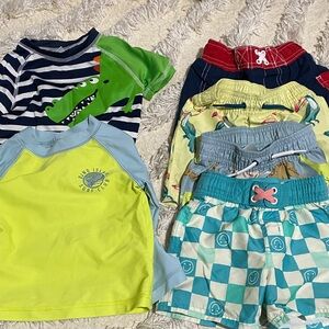 Lot of 18 month boys swim